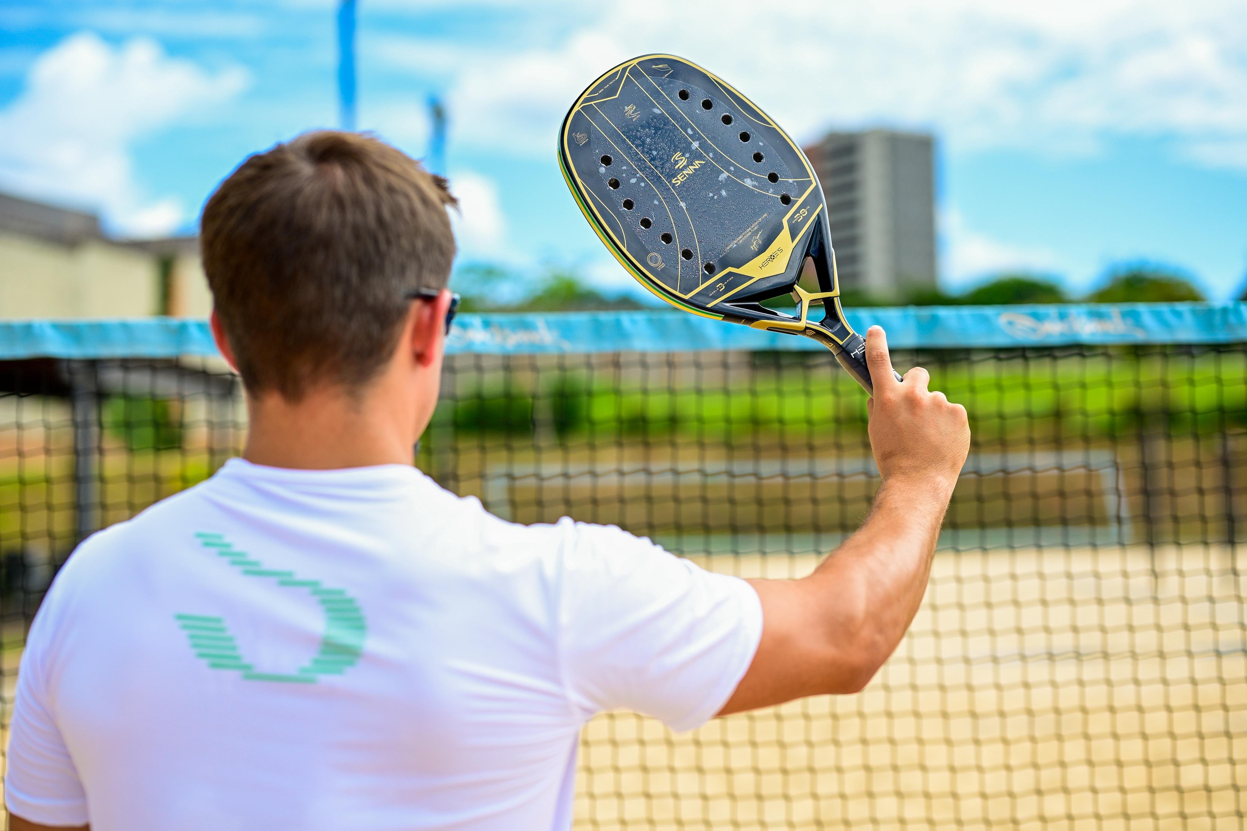 Atleta ação vista de trás