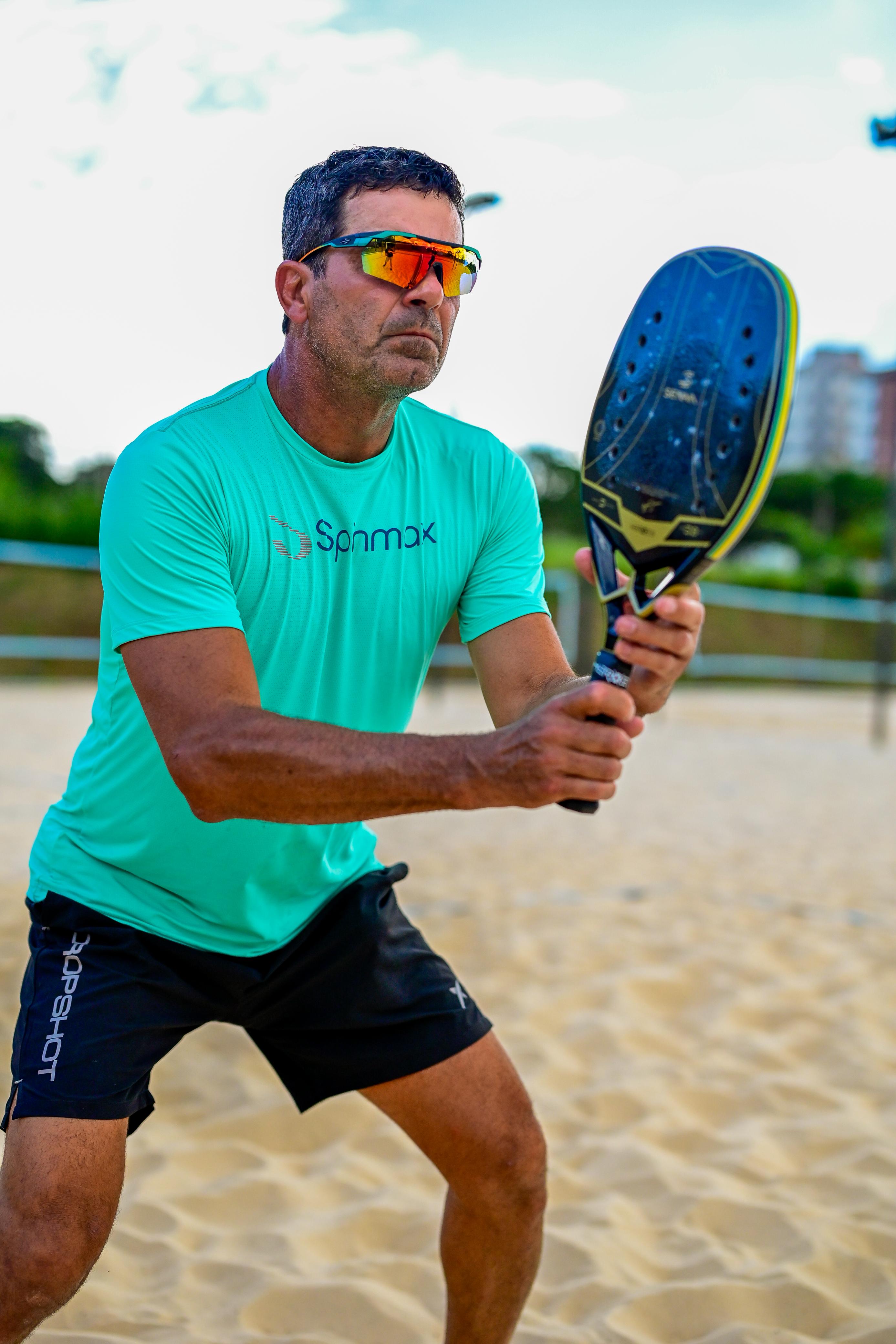 Atleta postura pronto posição